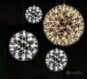 Lampadario sferico effetto fuoco d'artificio