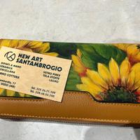 Portafoglio dipinto a mano