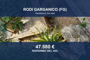 Immobile in asta di 105 m² con box auto a Rodi Gar