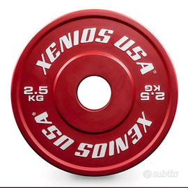 Dischi bumper Frazionali in Gomma - 2,5 kg Xenios