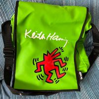 Borsa fasciatoio Trevi Keith Haring verde nuova