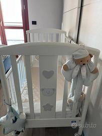 Set Pali Birillo Lettino + Cassettiera + Completo