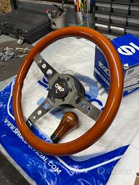 Volante/ sterzo Omp, mozzo e pomello.