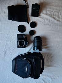 Nikon D5300 con obiettivo 18-105 mm