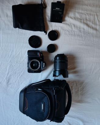 Nikon D5300 con obiettivo 18-105 mm