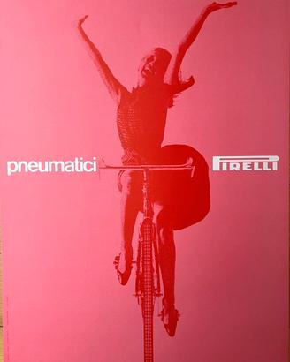 Poster vintage VIGNELLI MASSIMO PIRELLI ROSA
