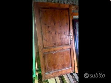 Porta in legno vintage senza telaio lotto Casa