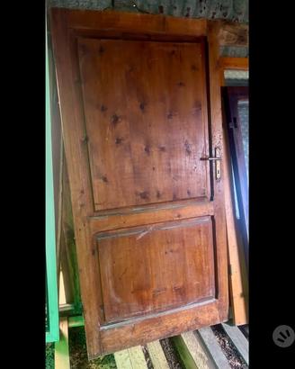 Porta in legno vintage senza telaio lotto Casa