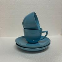 Set 6 tazzine più piattino