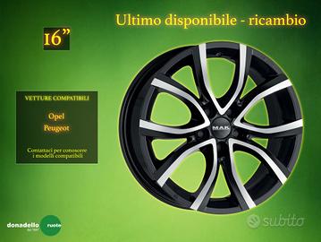 Cerchio in Lega Mak 16" Ricambio