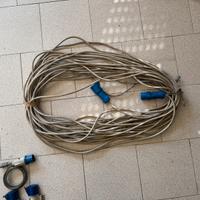 Prolunga elettrica spina blu da 48 metri