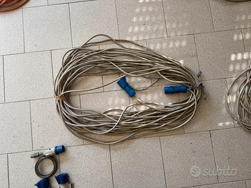 Prolunga elettrica spina blu da 48 metri