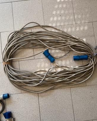 Prolunga elettrica spina blu da 48 metri