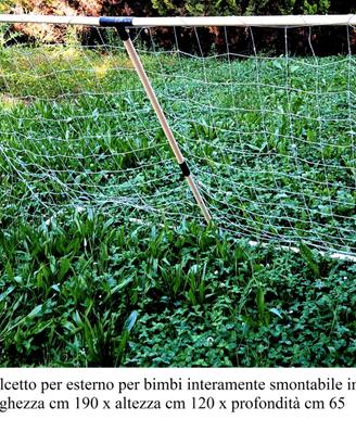 Porta da calcetto completamente smontabile