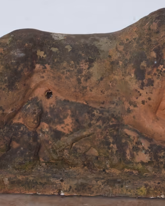 Terracotta toscana antica_Statua di leone