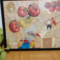 Collage/poster fatto a mano 40x60