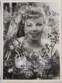 Foto Autografata con dedica di Eva Nova - 1956