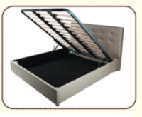 LETTO CONTENITORE MATRIMONIALE SINGOLO E POSTO 1/2