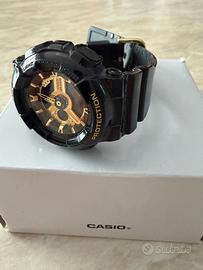 Baby-G shock Casio nero e oro con scatola