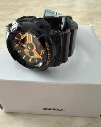 Baby-G shock Casio nero e oro con scatola