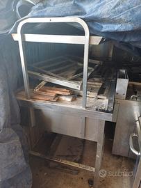 TAVOLI ACCIAIO 200 E 140 X 90