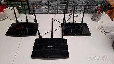 3 X ROUTER TP LINK WI-FI 300N E 1 RIPETITORE WIFI
