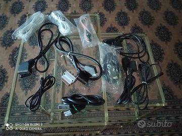 Prese scart con adattatore e vari cavi