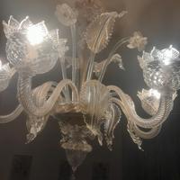 lampadario murano fatto a mano