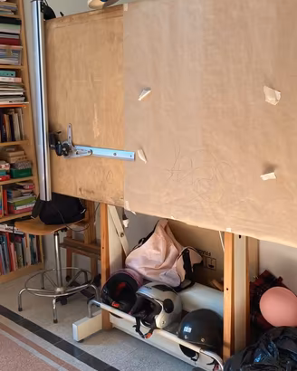 Tavolo da disegno con tecnigrafo zucor