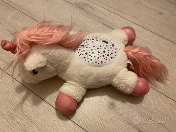 Unicorno Di Peluche Con Proiettore Stelle Luce