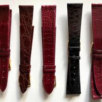 Cinturino orologio uomo vero coccodrillo 20 mm