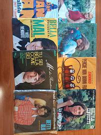 lotto 10 dischi 45 giri vintage 