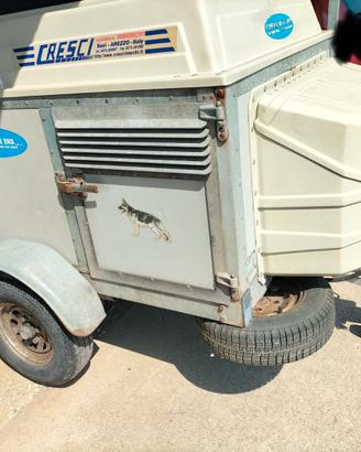 Carrello per trasporto cani