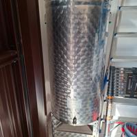 fusto in acciaio per olio