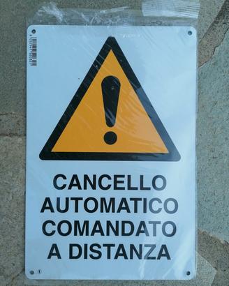 Cartello nuovo 30x20
