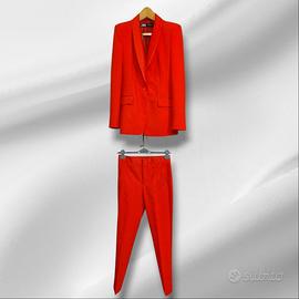Tailleur Zara rosso - Giacca tg S e Pant  tg XS - 