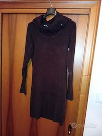 mini abito in lana e cachemire