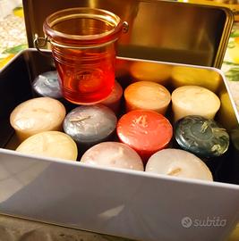 Candele 11  yankee candle + portacandela + latta