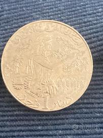 1 dinaro Tunisia