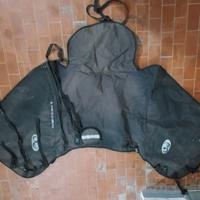Coprigambe scooter universale nero