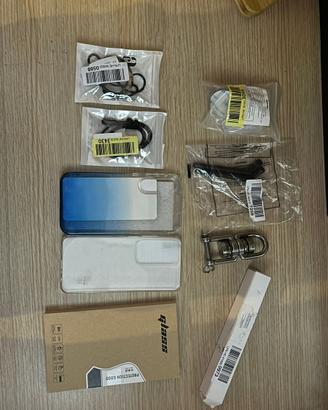 📦 Lotto accessori nuovi-cover, caricatori orologio