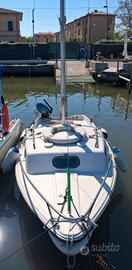 barca a vela tripesce con motore