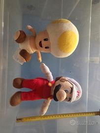 Lotto 2 Peluche Super Mario