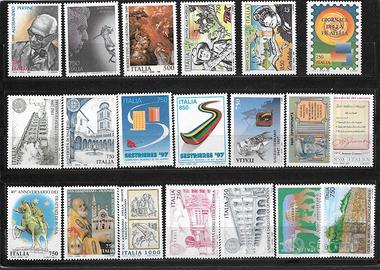 Italia - lotto francobolli nuovi anni 1996/7
