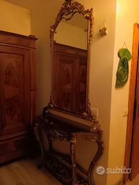 Consolle con specchiera