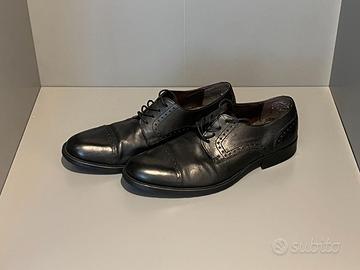 Mauromauro scarpe uomo nere in pelle 42,5 eleganti