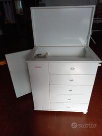 Cassettiera,bagnetto.