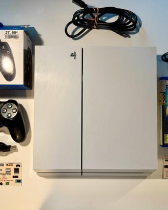 Playstation 4 Bianca + 2 Controller