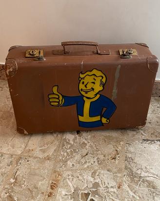 Valigia fallout vintage baule