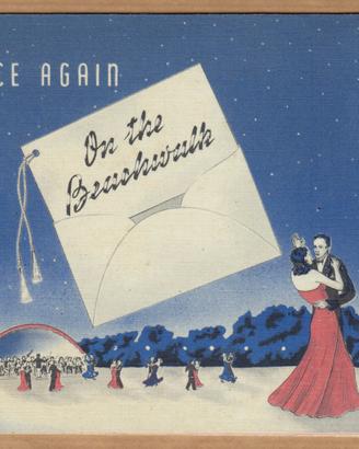 Biglietto pubblicità invito Chicago 1948 Olsen e N